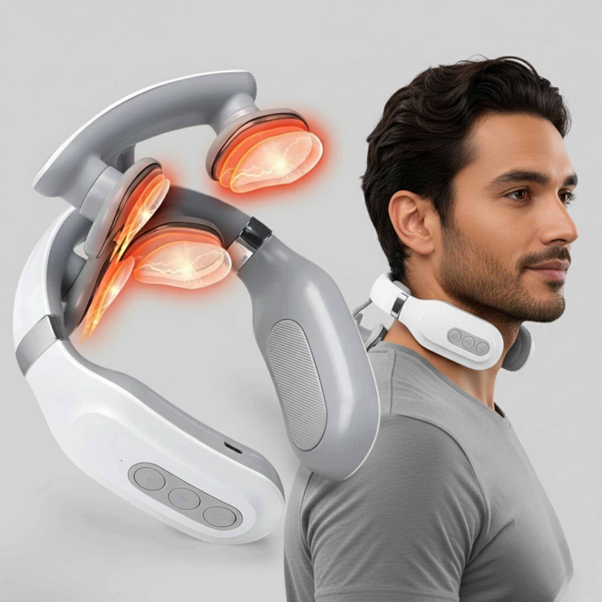 Masseur Par Électrostimulation et Chaleur